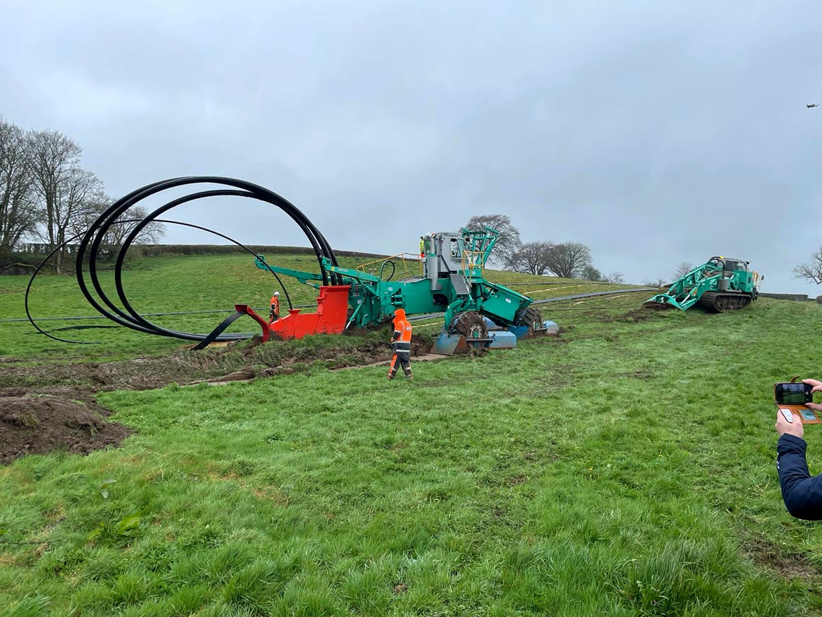 Cable ploughing