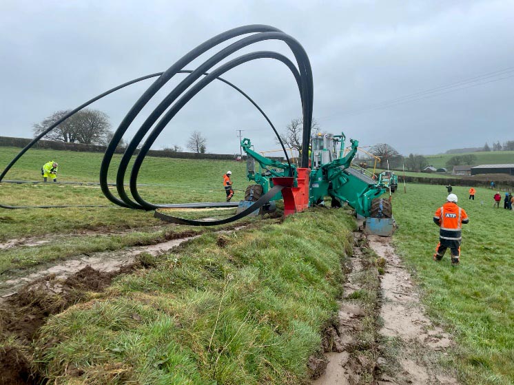 Cable ploughing